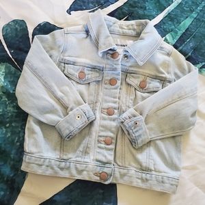 Old Navy 2T Light Blue Jean Button Down Jean Jacket Outerwear